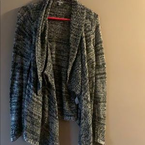 Gray and Black Cardigan
